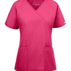 Uniform Advantage Butter Soft Fuchsia Scrubs NWT